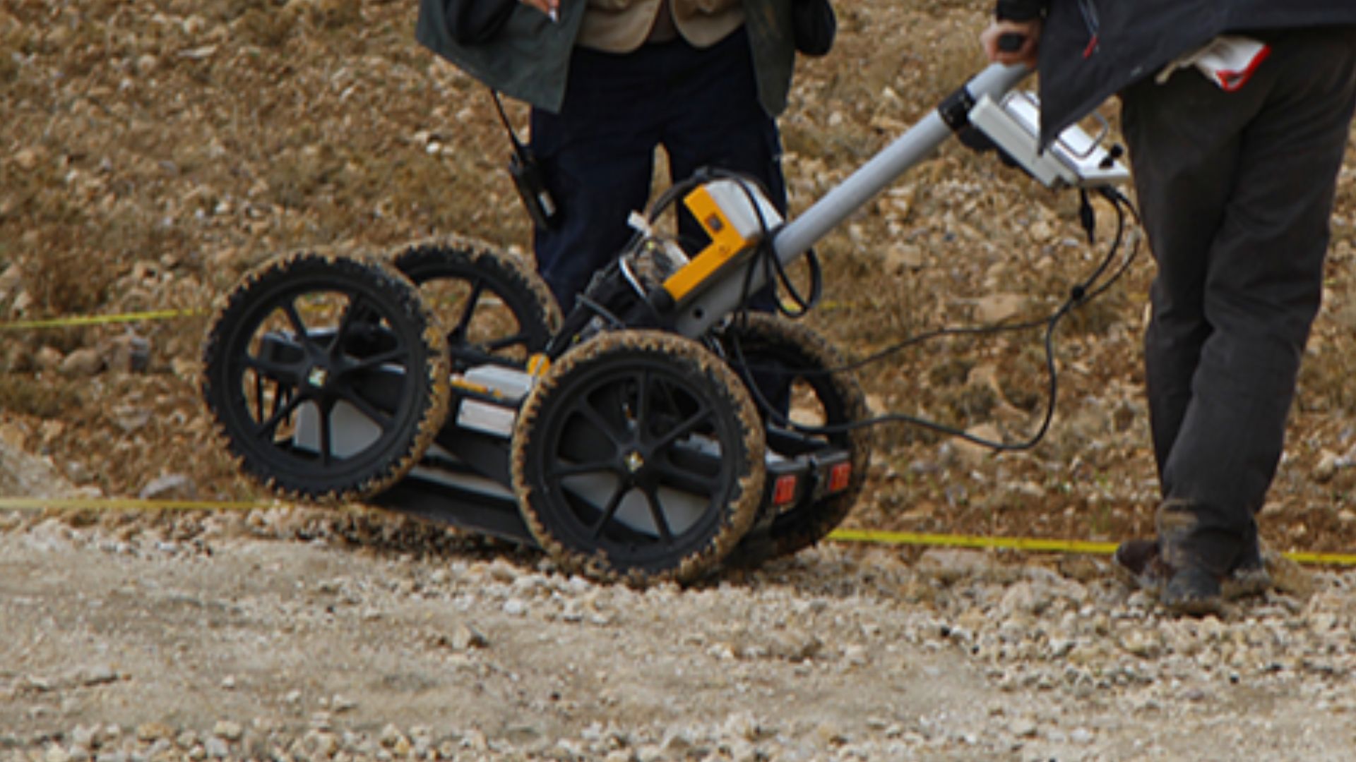 File:Using ground-penetrating radar equipment (15894930731).jpg