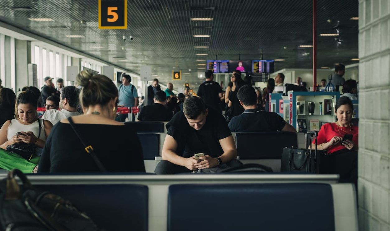 People Sitting at Airport