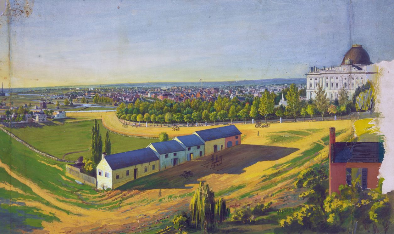 Gettyimages - 590651125, View of Washington, D.C., looking northwest from southeast of the U.S. Capitol.
