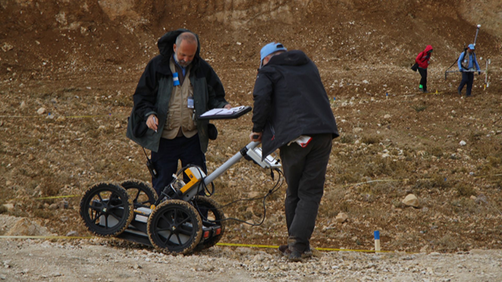 File:Using ground-penetrating radar equipment (15894930731).jpg