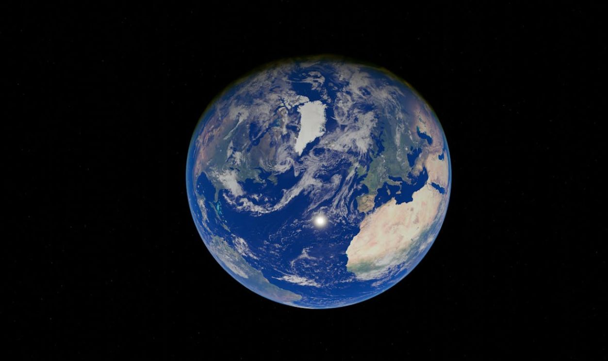Stunning Aerial View of Earth from Space
