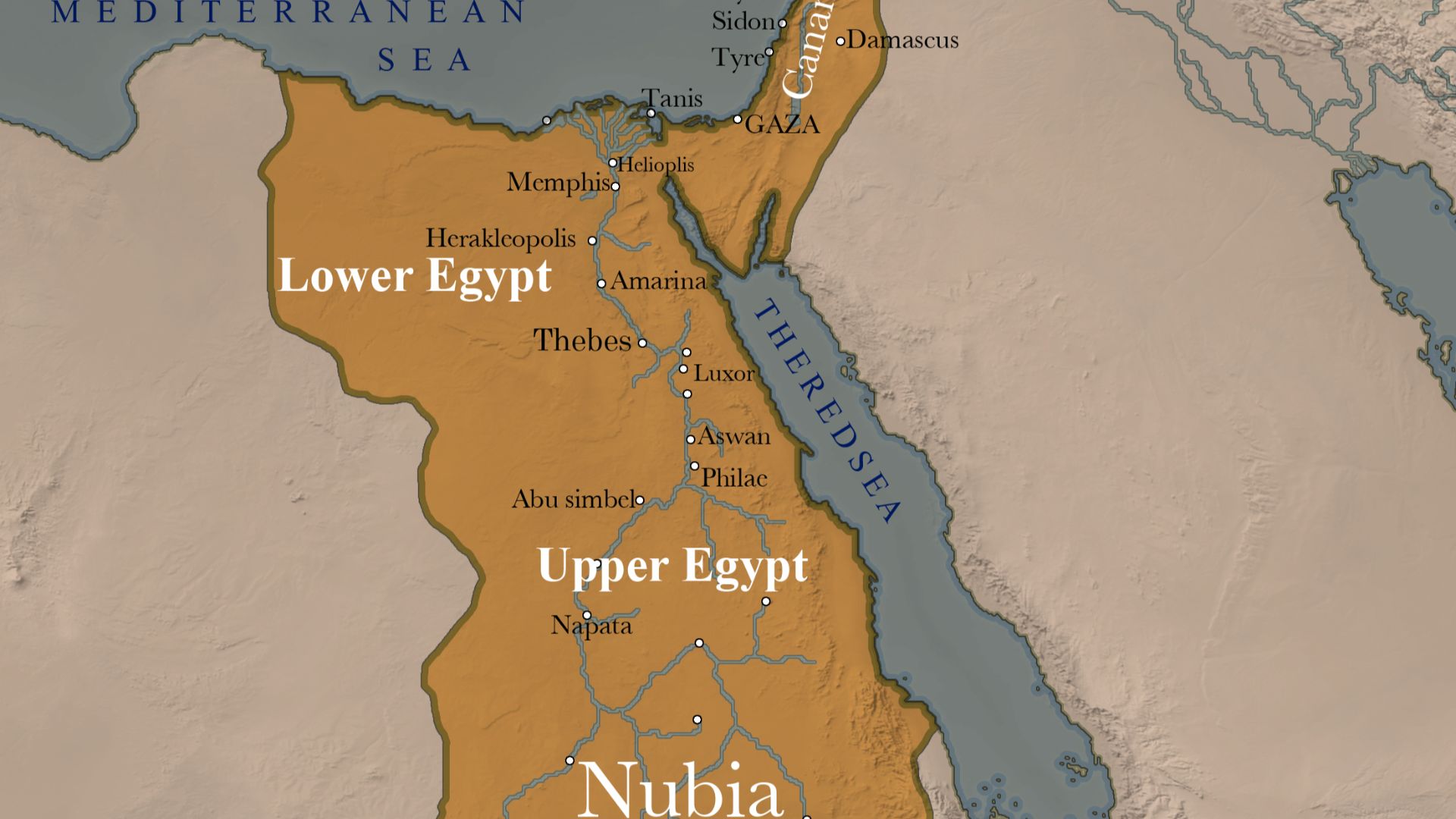 File:The new kindom of egypt in 1453 bc(e) under thutmose iii in it's golden age.png
