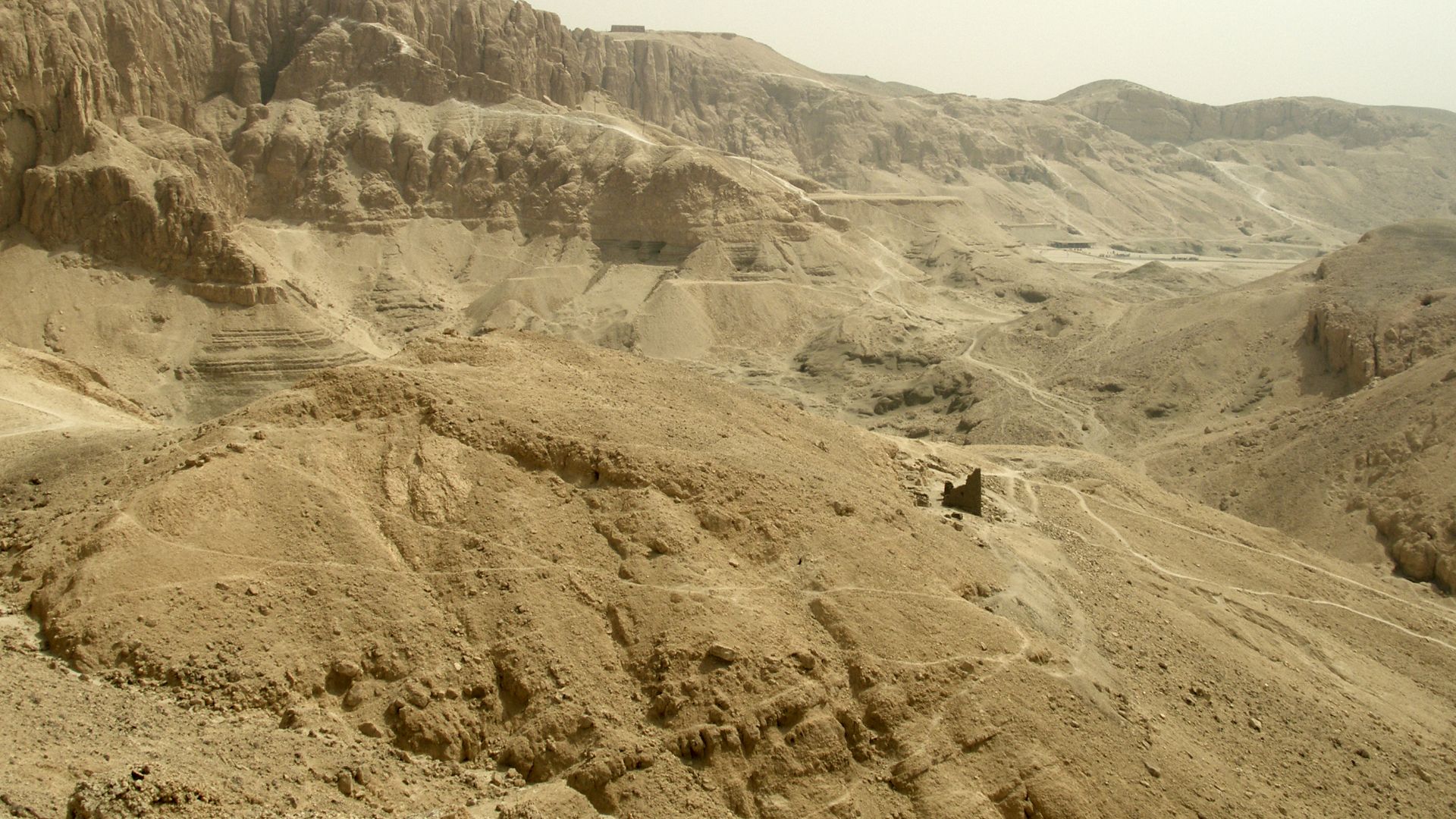 File:Thebes, Egypt, Theban Hills lunar landscape.jpg