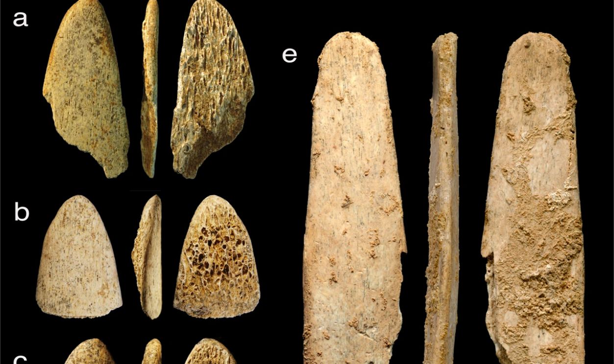 Bone tools used by Neanderthals