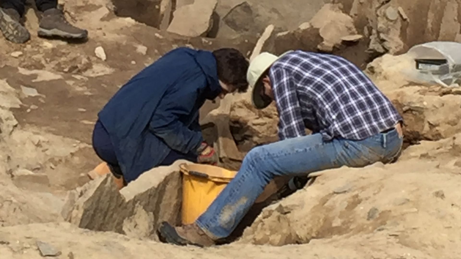 File:Dig at the Ness of Brodgar in August 2018 e.jpg