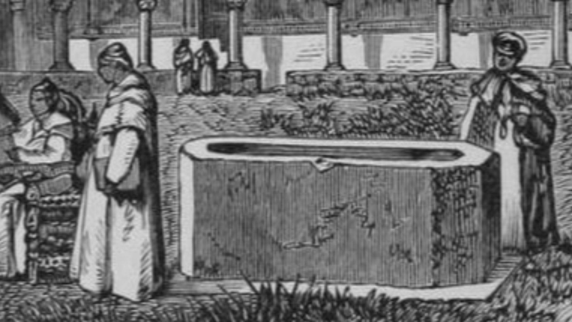 File:Court of the Convent of Santo Domingo and Ancient Inca Fountain, Cuzco (Peru) 1877 George Squier.jpg