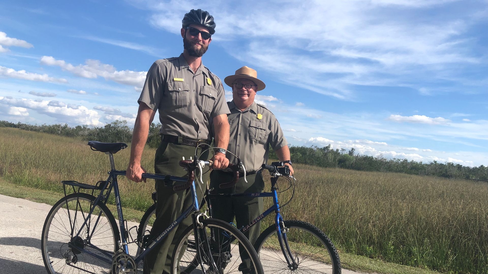 File:Park Rangers Bicycling (46234121225).jpg