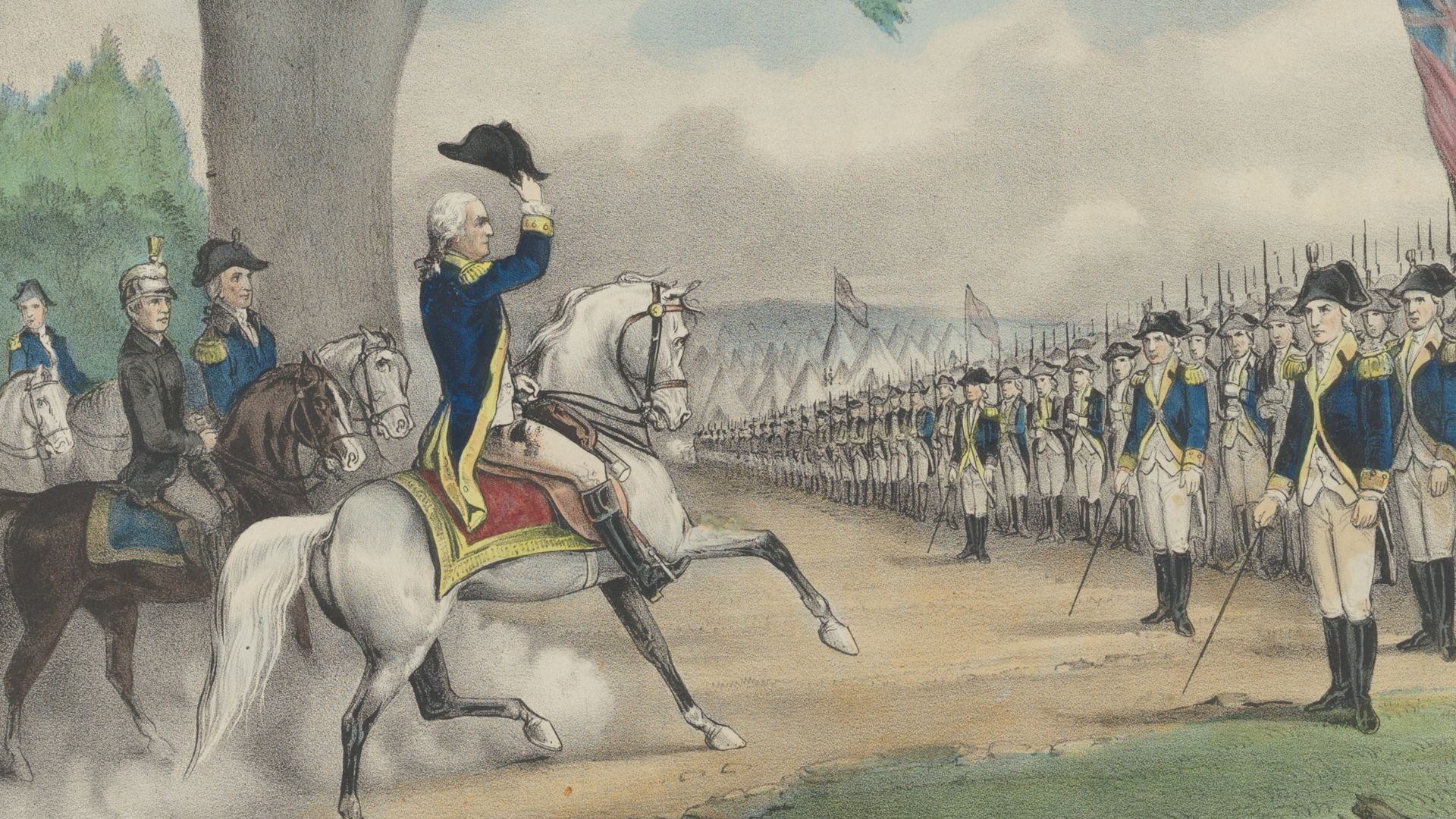 File:Washington Taking Command of the American Army – At Cambridge, Massachusetts, July 3rd, 1775 MET DP853566.jpg