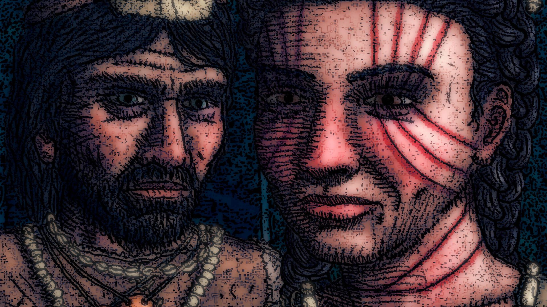 File:Neolithic early European farmer woman (EEF), linear pottery, Vinca culture and Mesolithic western hunter gatherer man (WHG).jpg