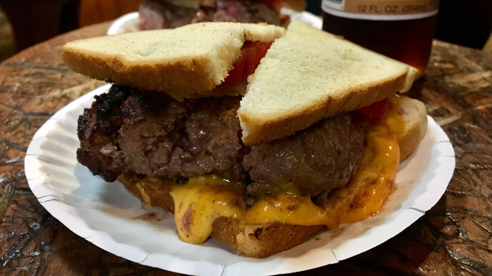 File:Cheeseburger at Louis' Lunch, New Haven.jpg