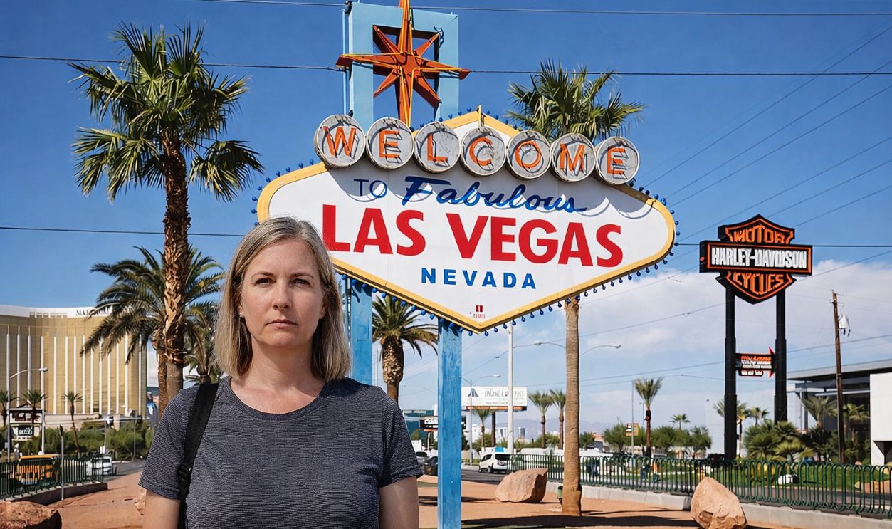 Woman at Las Vegas 