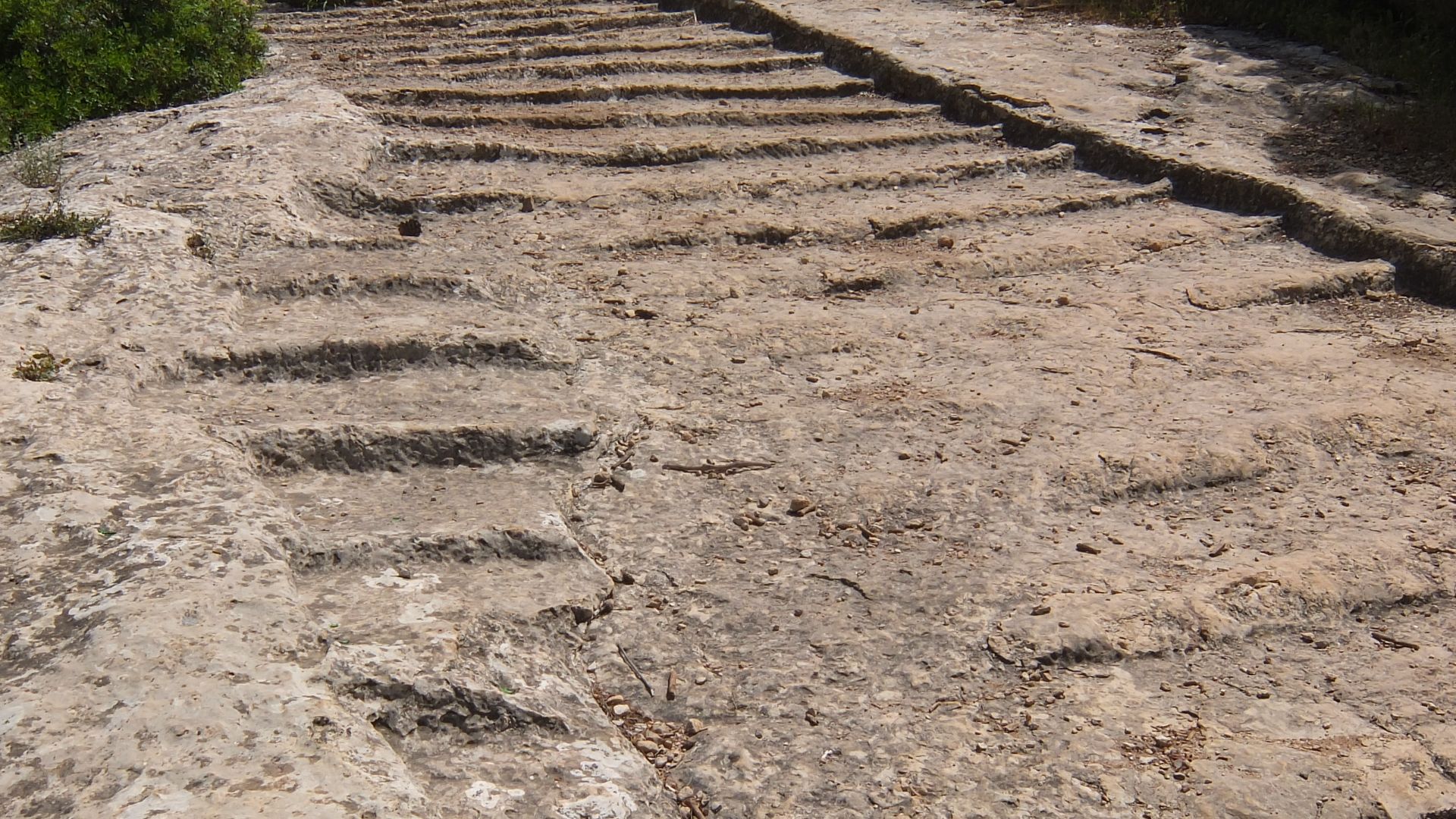 File:Carved steps along Ancient Roman Road.jpg