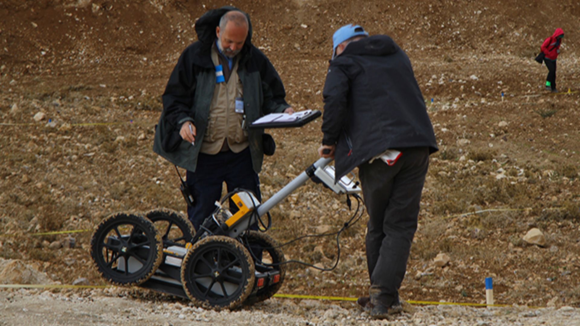File:Using ground-penetrating radar equipment (15894930731).jpg