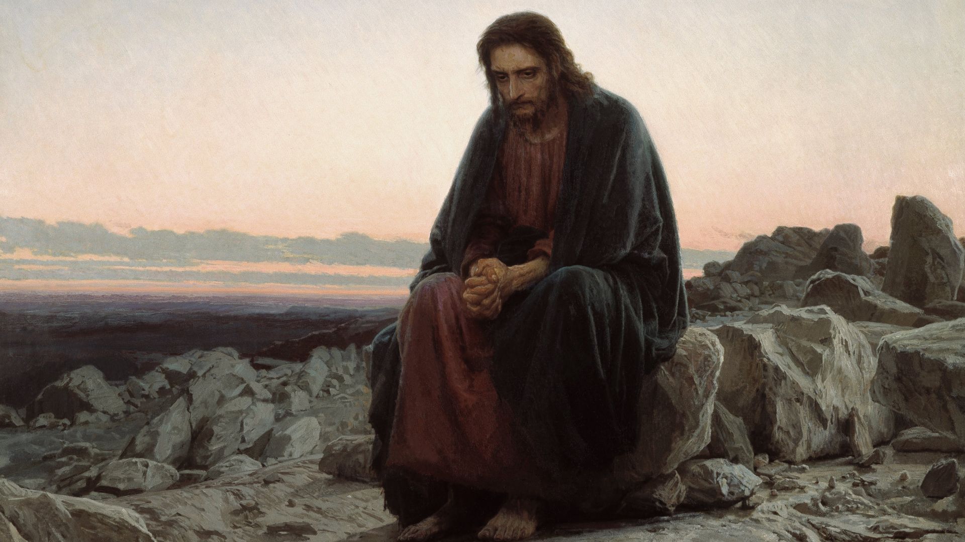 File:Christ in the Wilderness - Ivan Kramskoy - Google Cultural Institute.jpg
