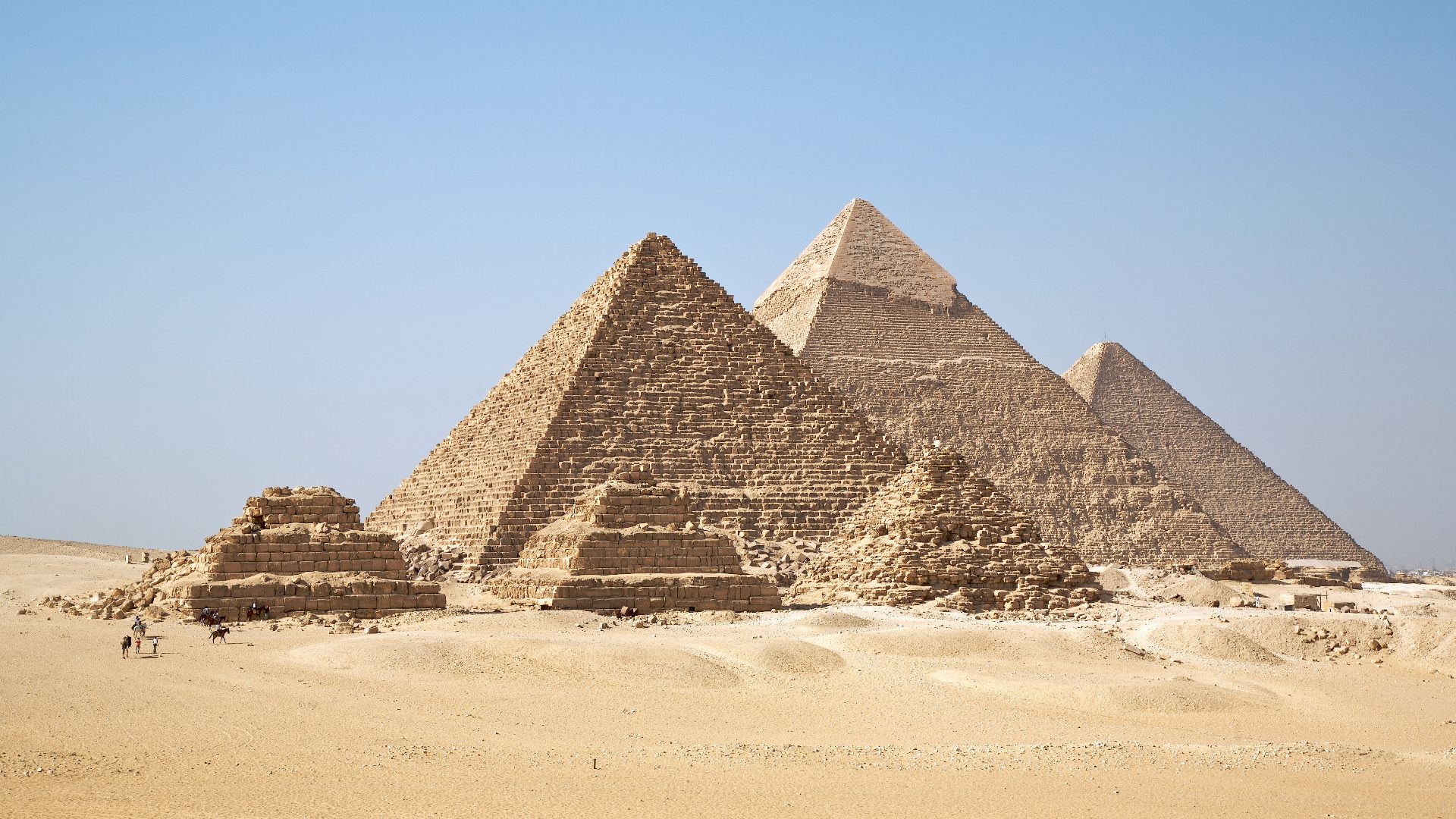 All Giza Pyramids in one shot.