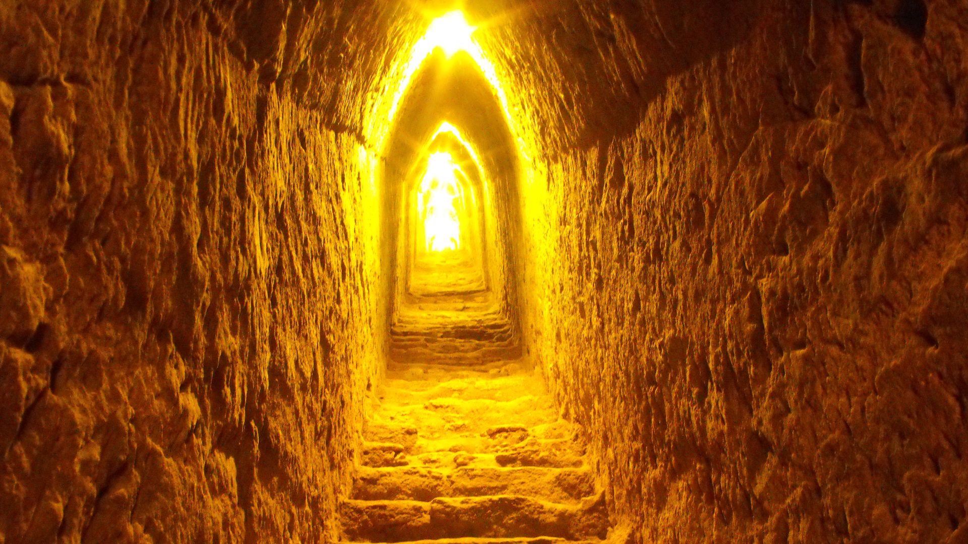 Inside the Great Pyramid of Cholula - Mexico