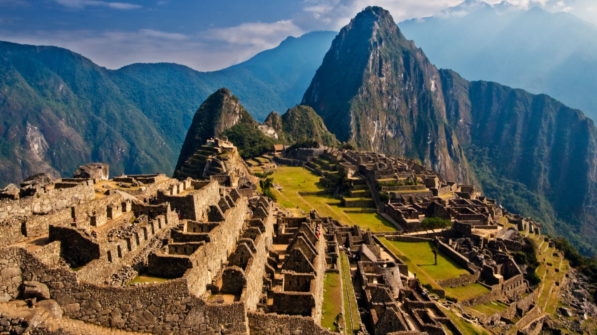 Early morning in wonderful Machu Picchu