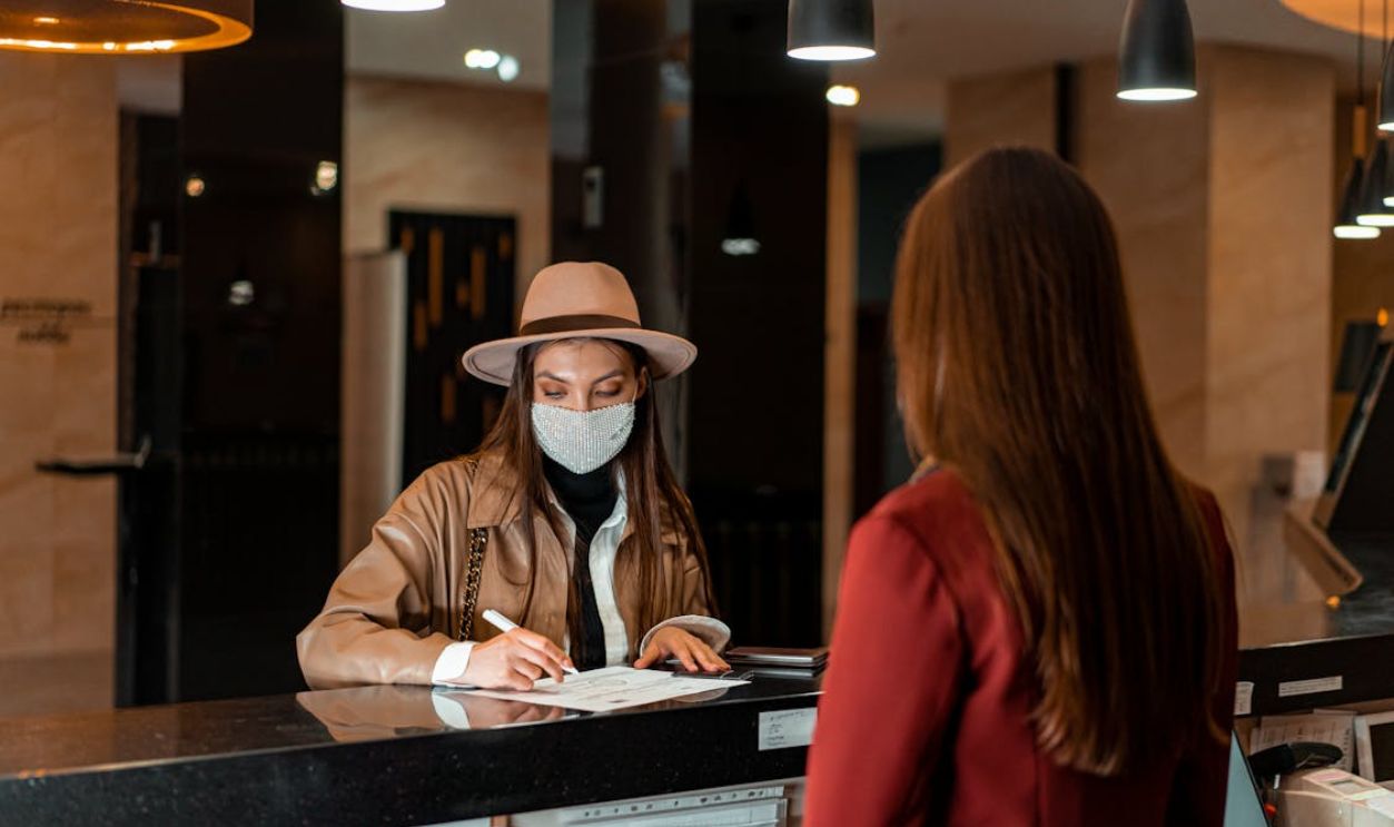A Woman in the Front Desk