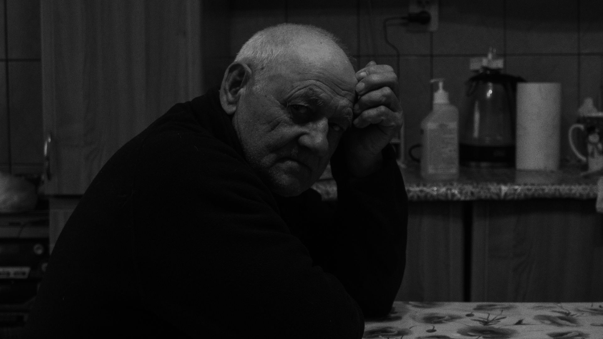 man in black long sleeve shirt