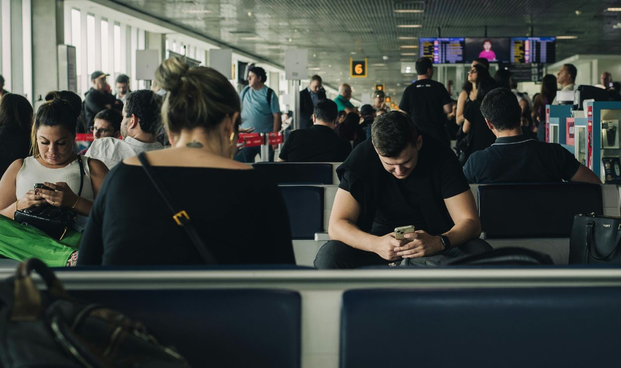 People Sitting at Airport