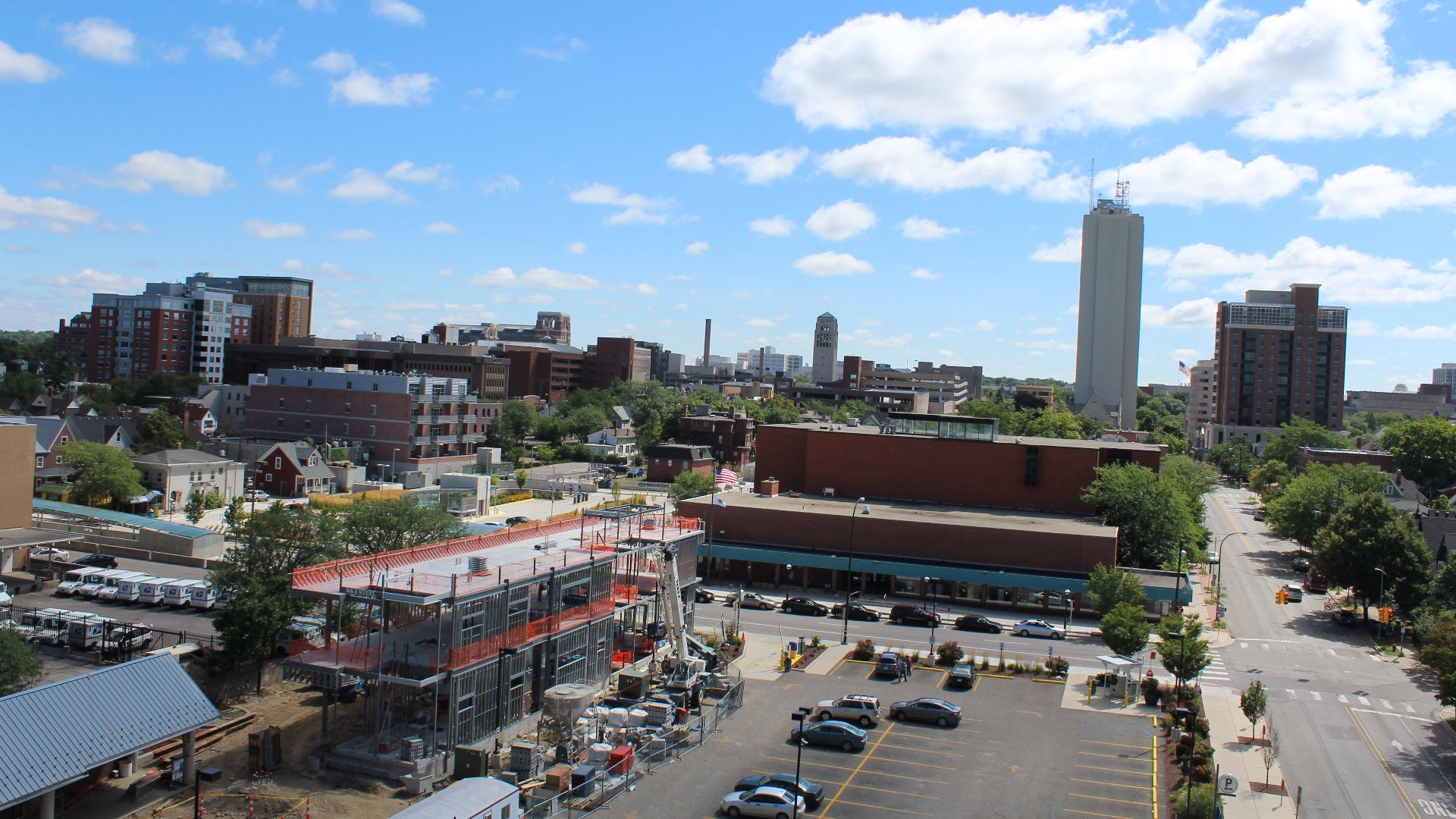 Ann Arbor Michigan Skyline