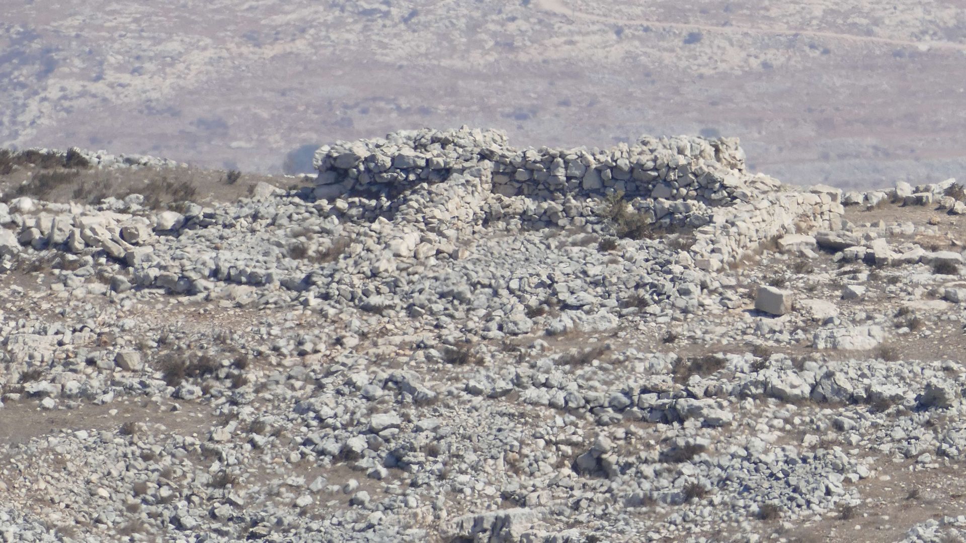 Mount Ebal (Eival) in Samaria.