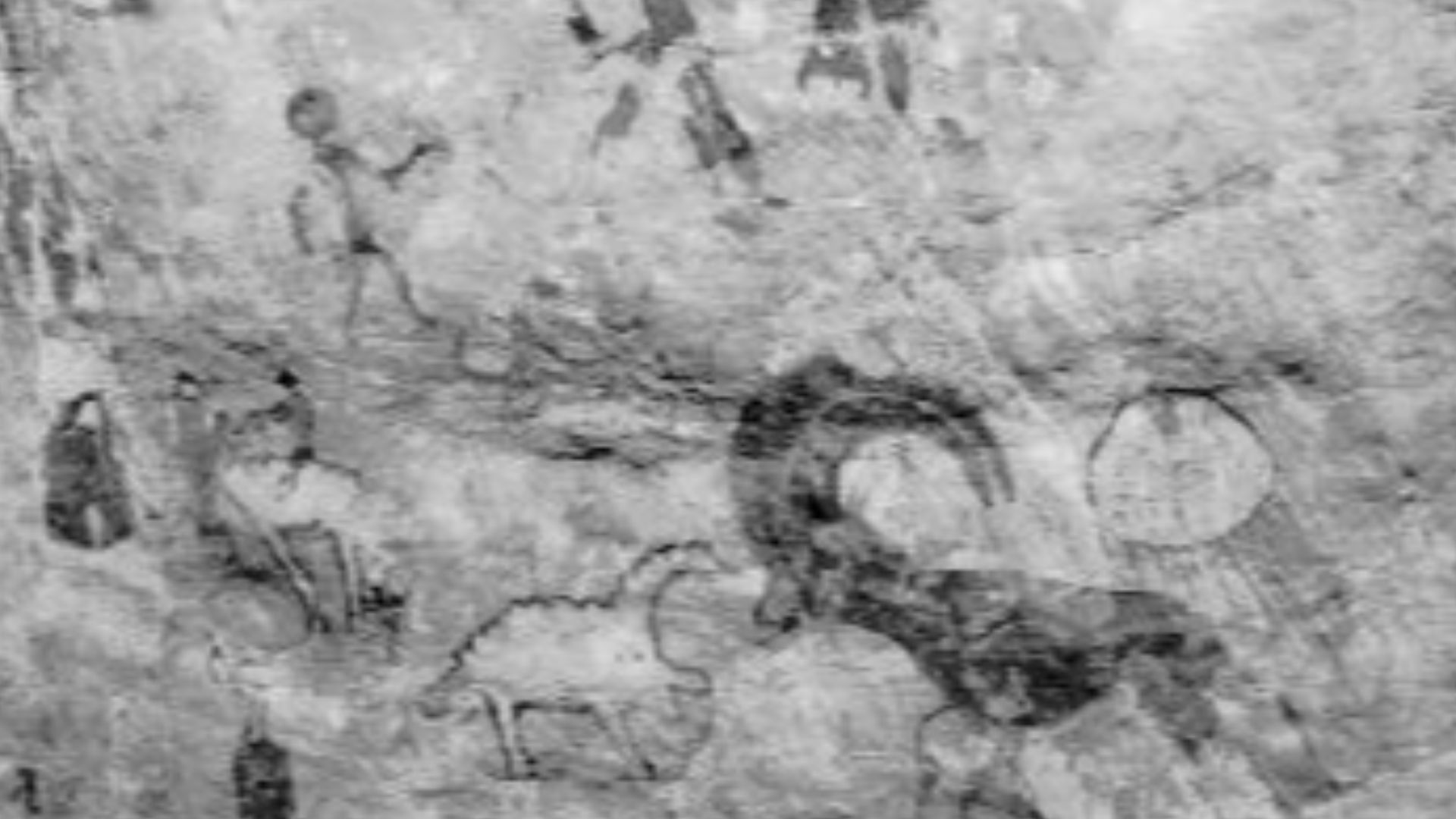 Neolithic cave paintings found in Tassil-n-Ajjer (Plateau of the Chasms) region of the Sahara