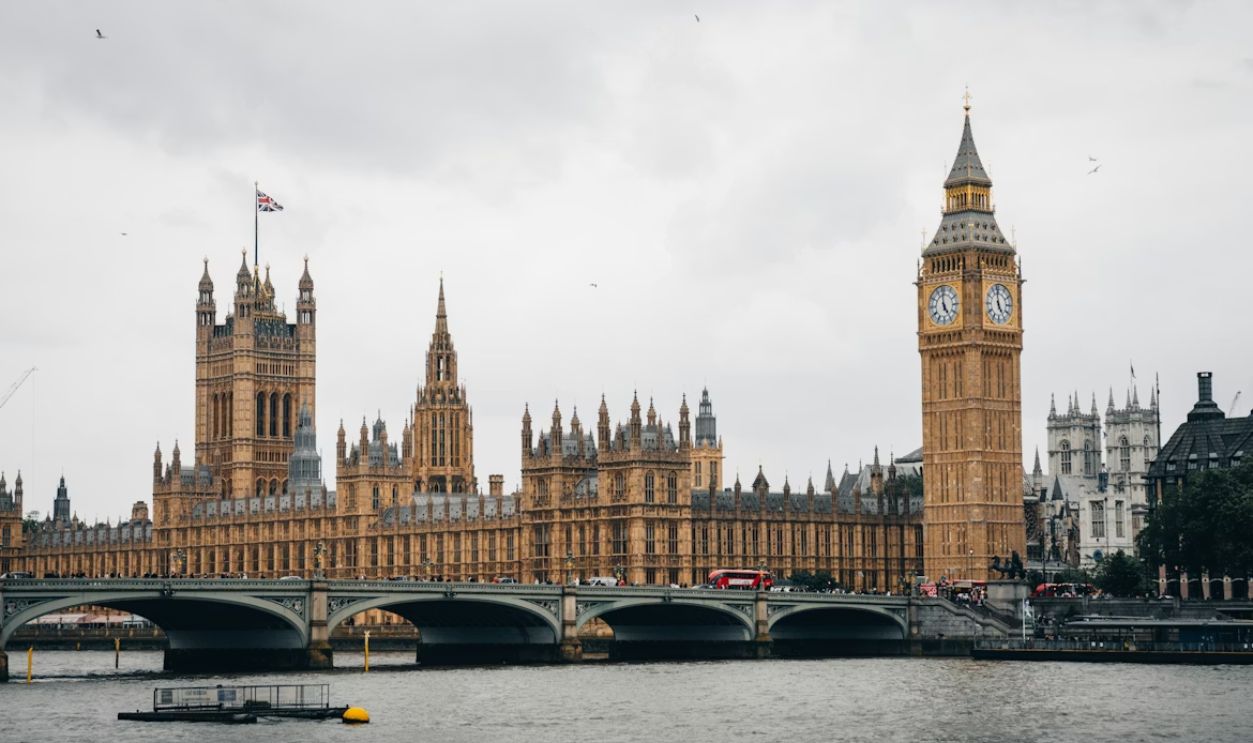 Big ben and the houses of parliament on a cloudy day