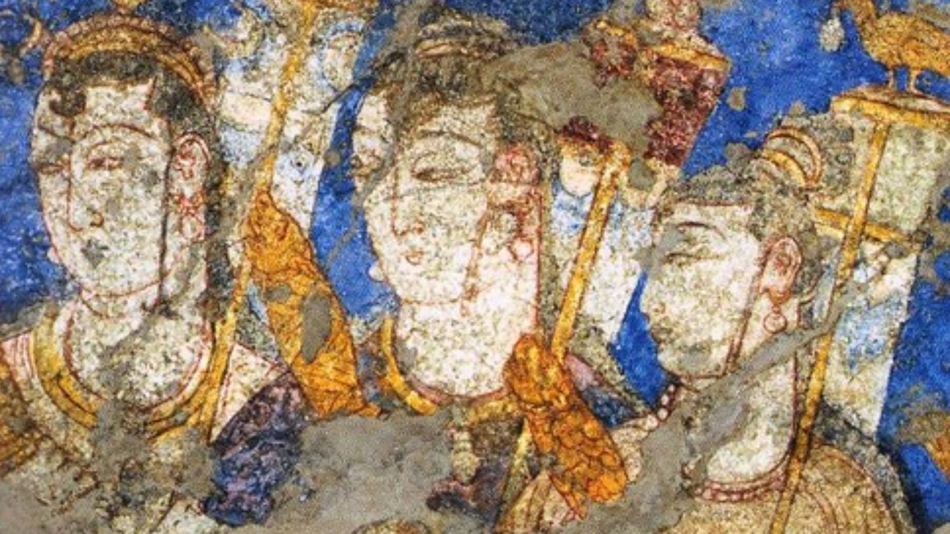 Panjikent mural, Hermitage Museum