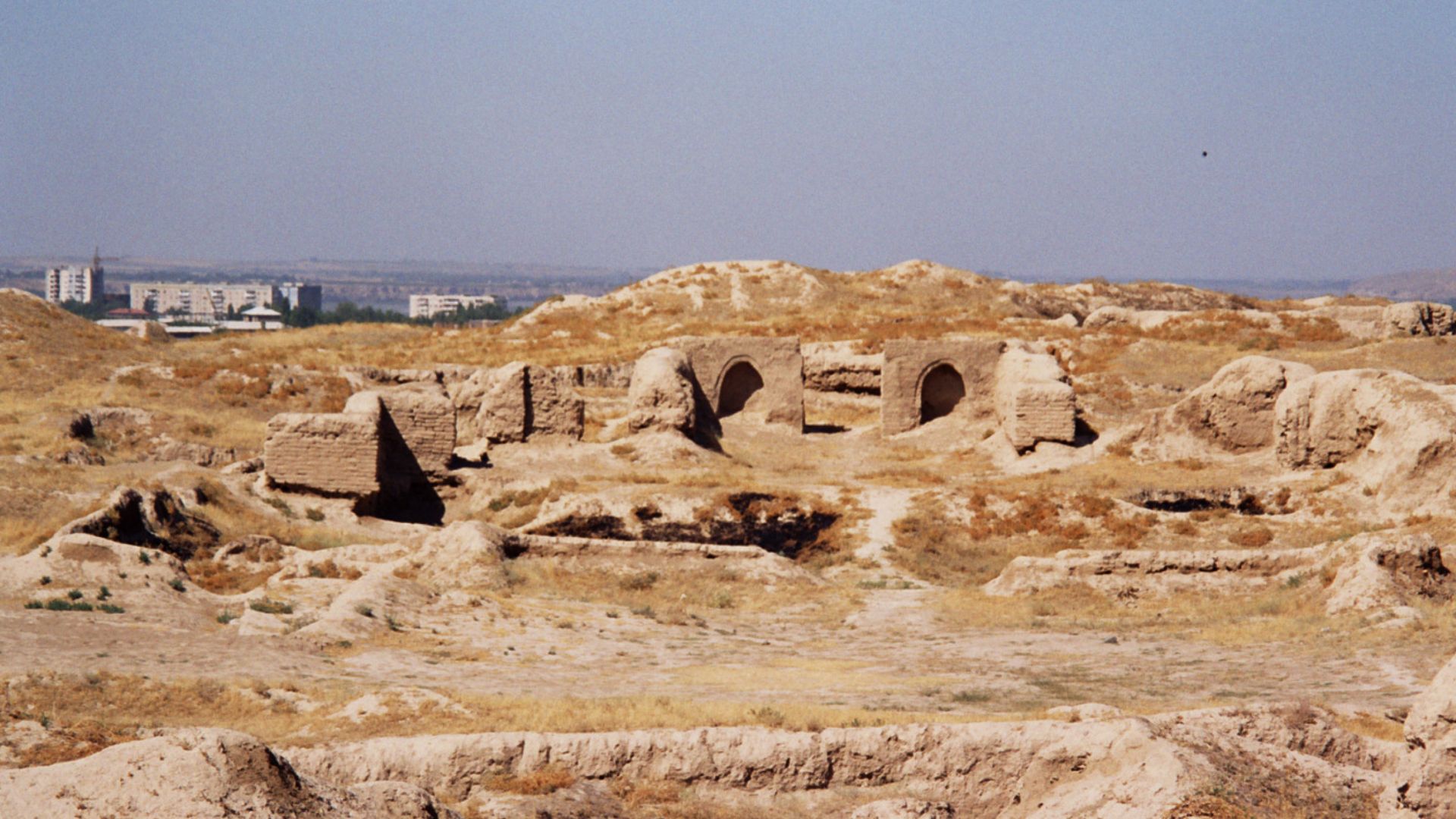 bunjikath ruins (these, at least, are pretty clearly ruins in the photo) with