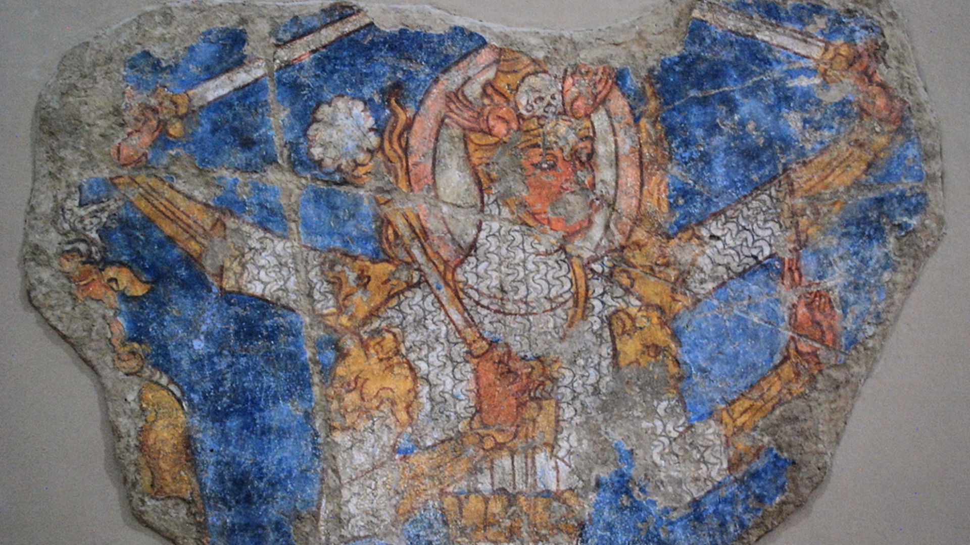 Dushanbe - National Museum of Antiquities - Wall Painting