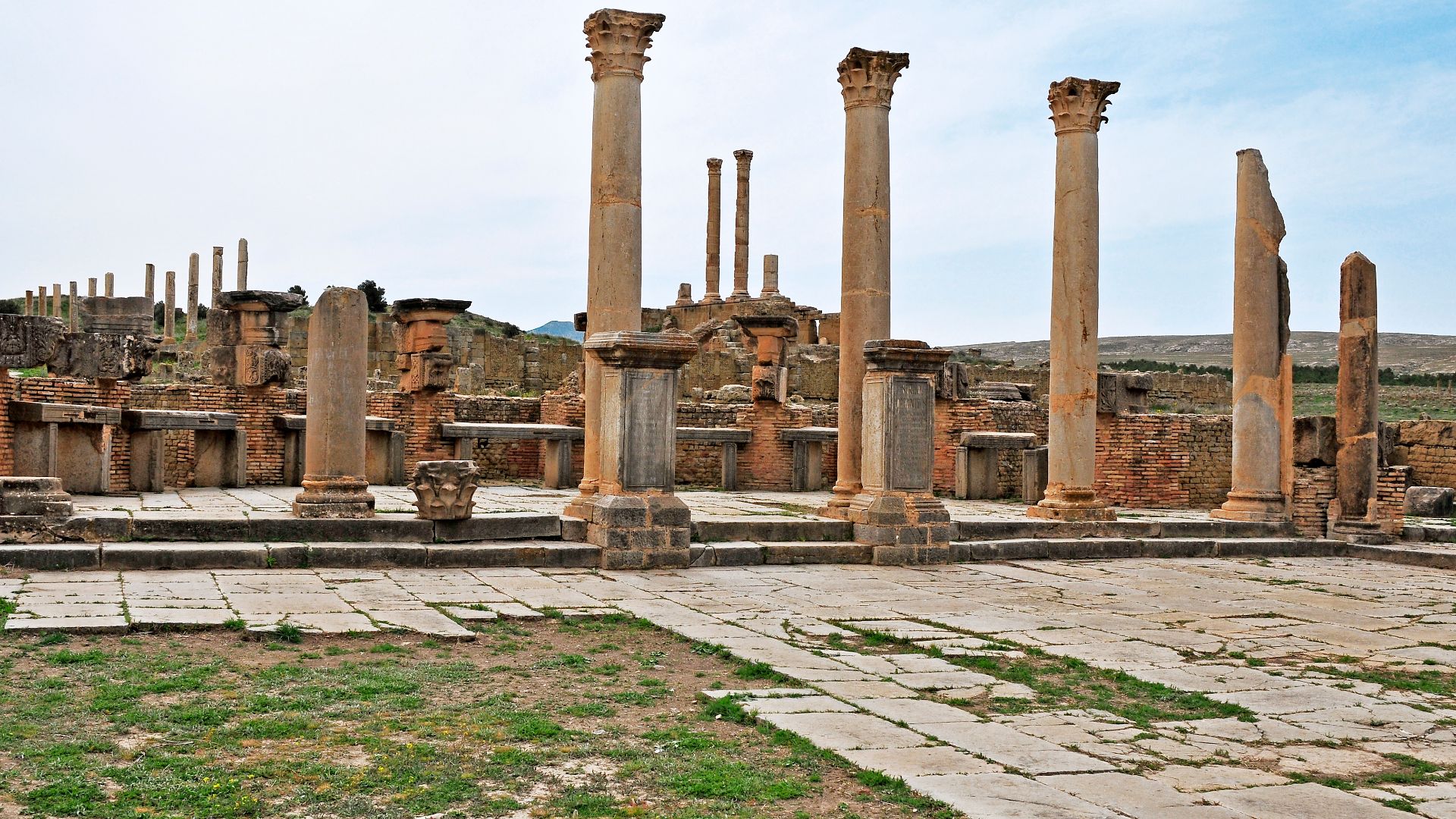 Sertius Market, at Timgad, Batna, Algeria