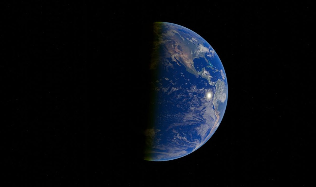 Stunning View of Earth from Space