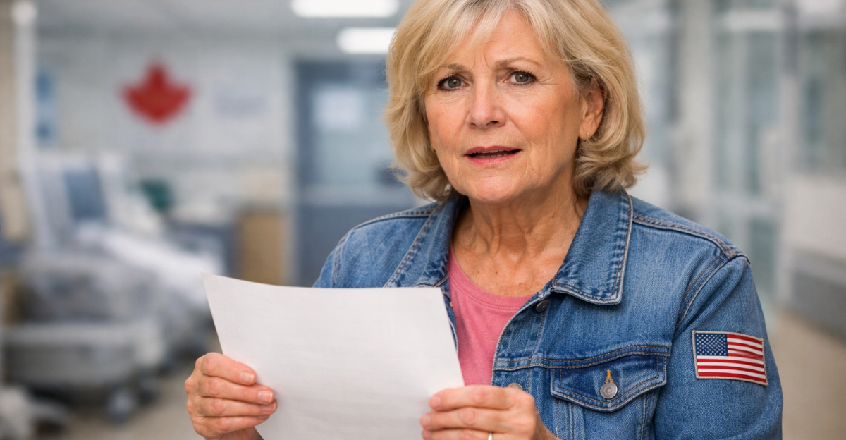 Older woman concerns over hospital bill