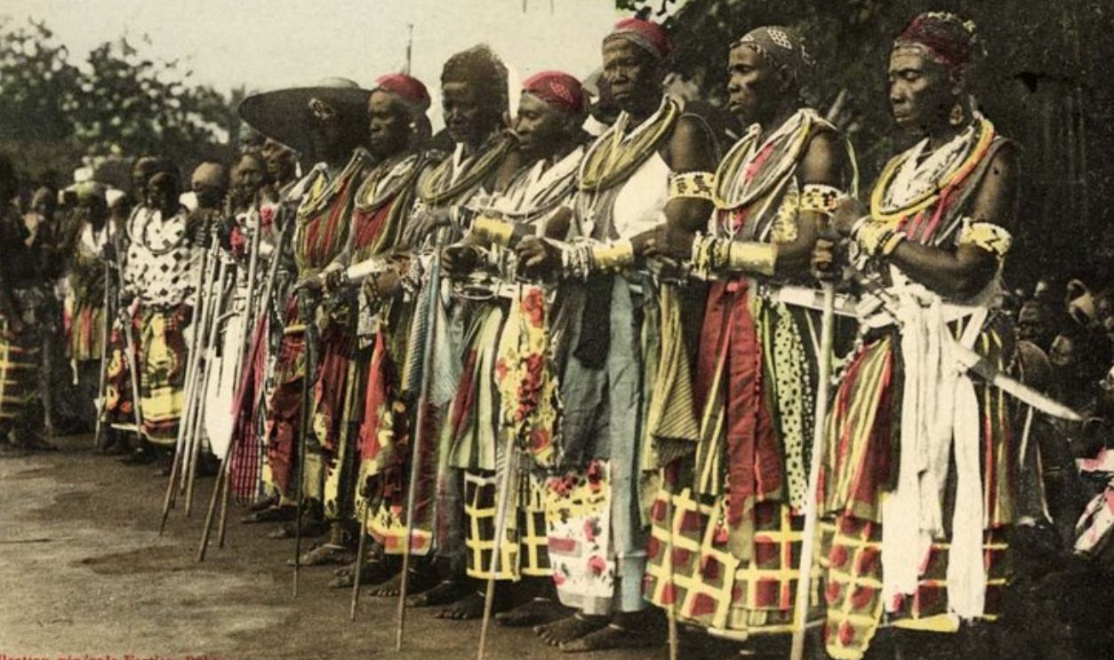 The célébration at Abomey(1908)