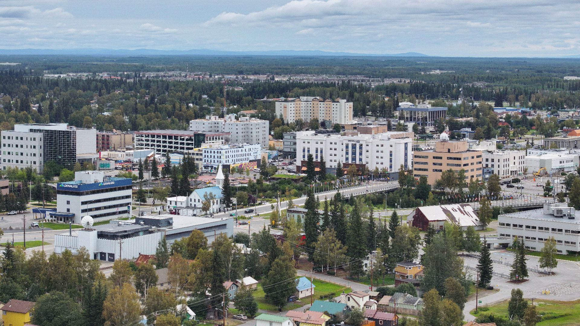 Fairbanks, Alaska skyline