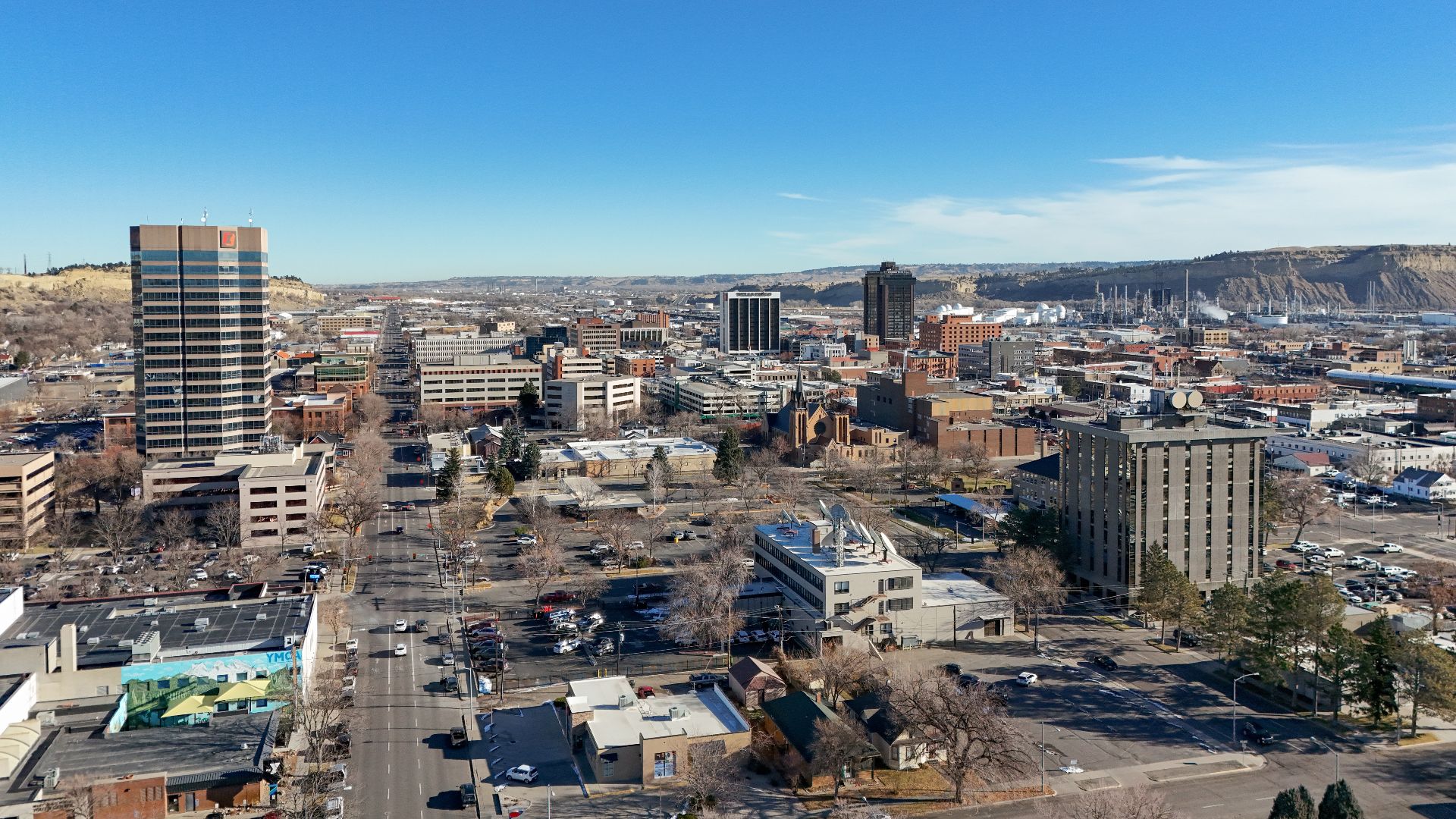 Billings, Montana skyline in 2024