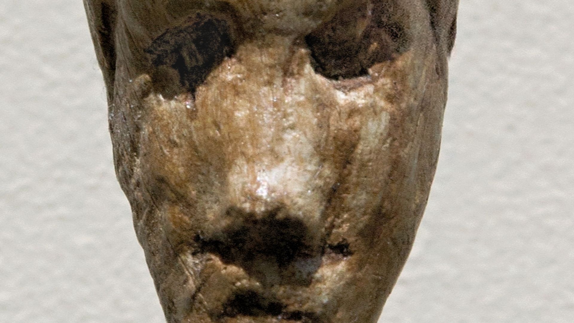 Female face, ivory carving, Dolní Věstonice, Gravettian, 28 000 - 22 000 BP