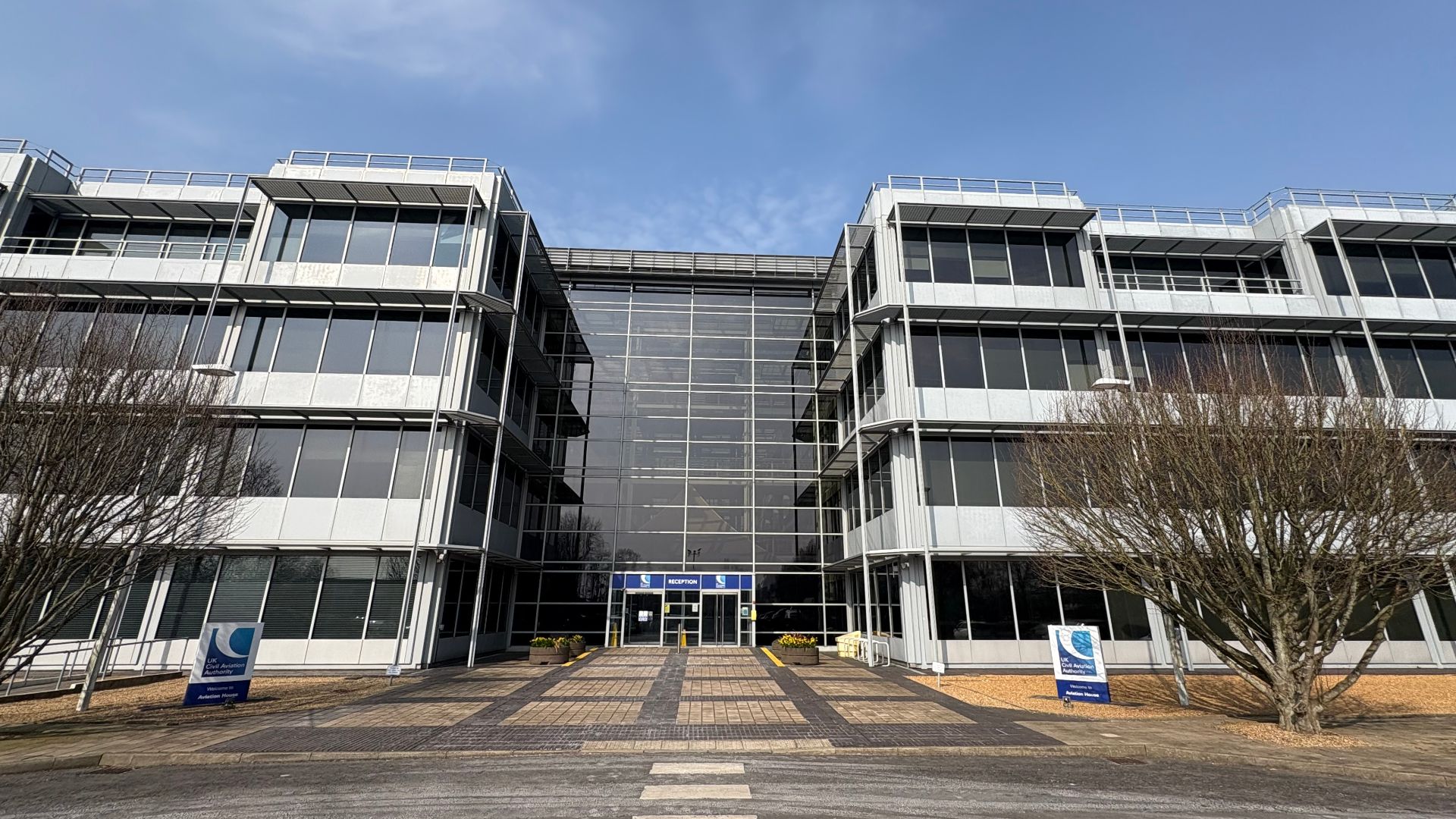 Aviation House in Gatwick is the home of the UK Civil Aviation Authority (CAA)