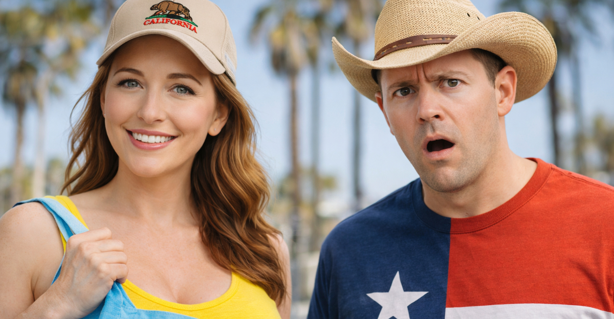 California Woman, Texas Man