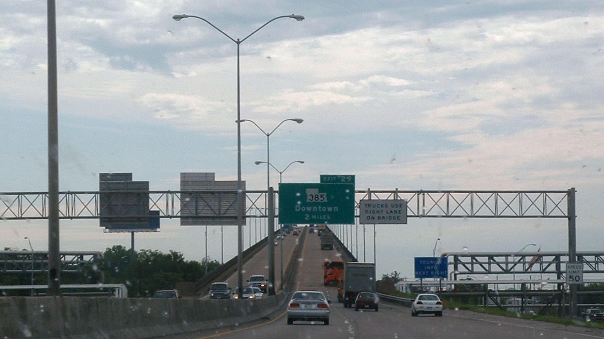 Interstate 10 Bridge Crossing Prien Lake in Lake Charles