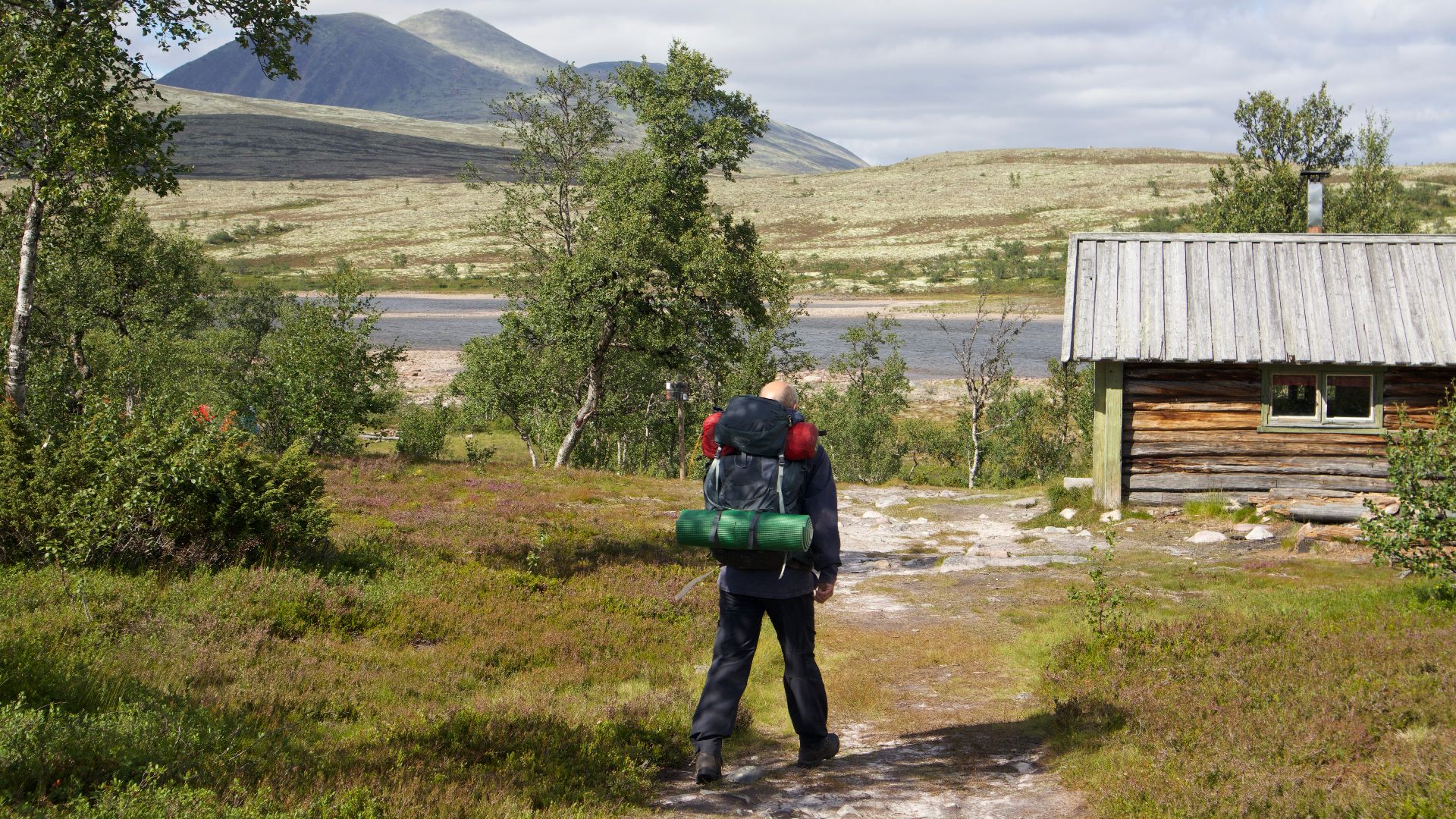Bildet kan være en illustrasjon på friluftsliv og allemannsretten