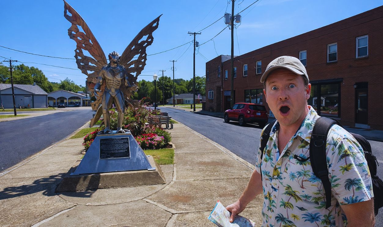 Mothman Statue