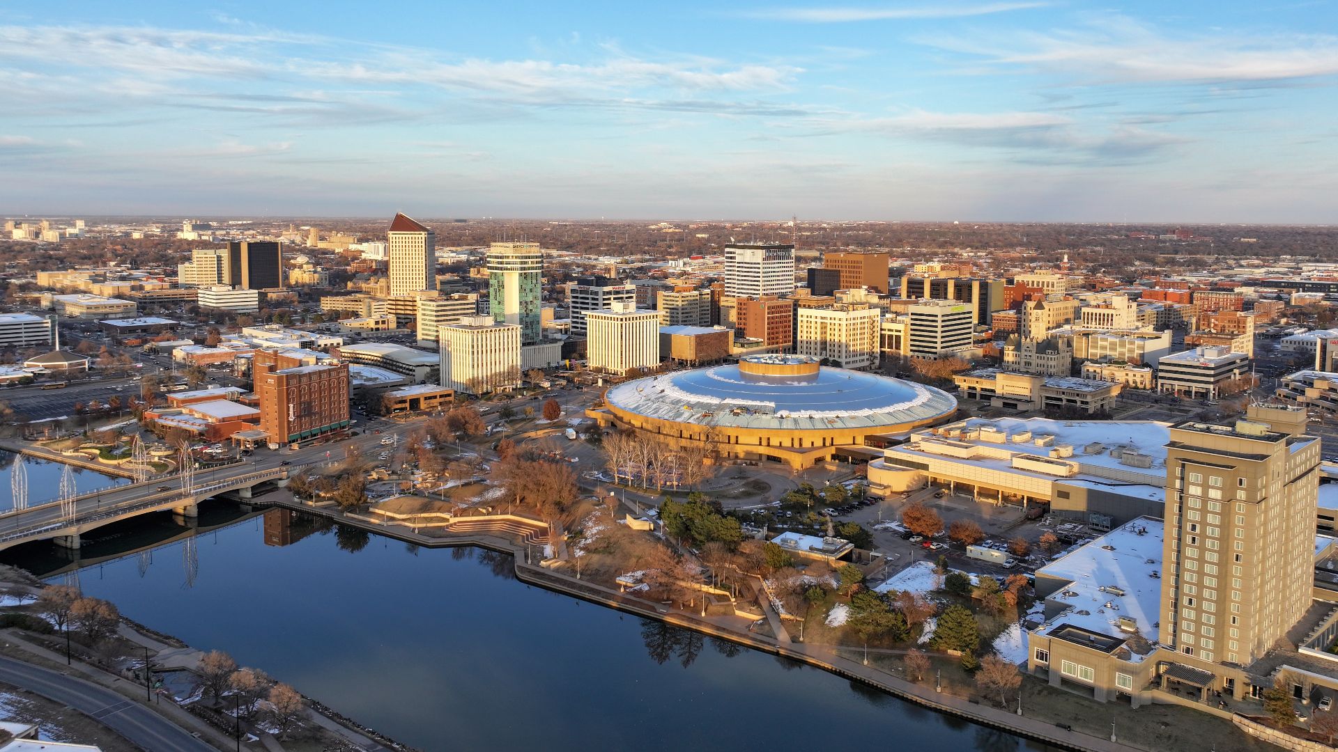 File:Wichita, Kansas skyline aerial view.jpg
