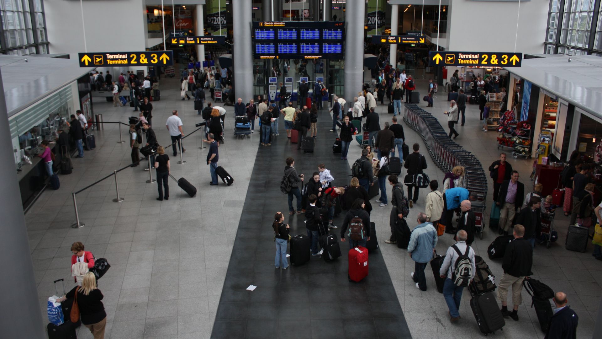 Flughafen Kopenhagen 2009