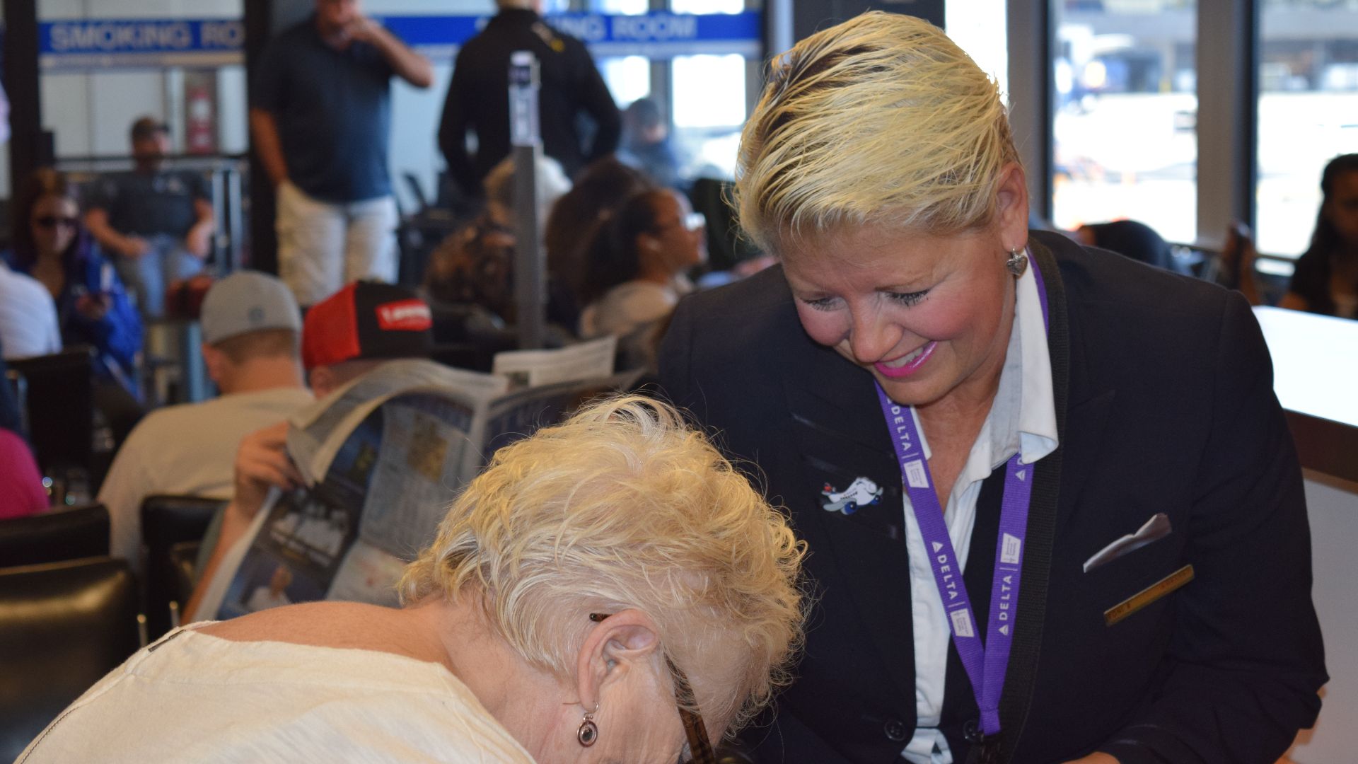 By Wednesday, more than 200 employees will have provided more than 600 volunteer hours at the airport, helping with everything from guiding customers through the check-in process to way-finding in the concourses.
