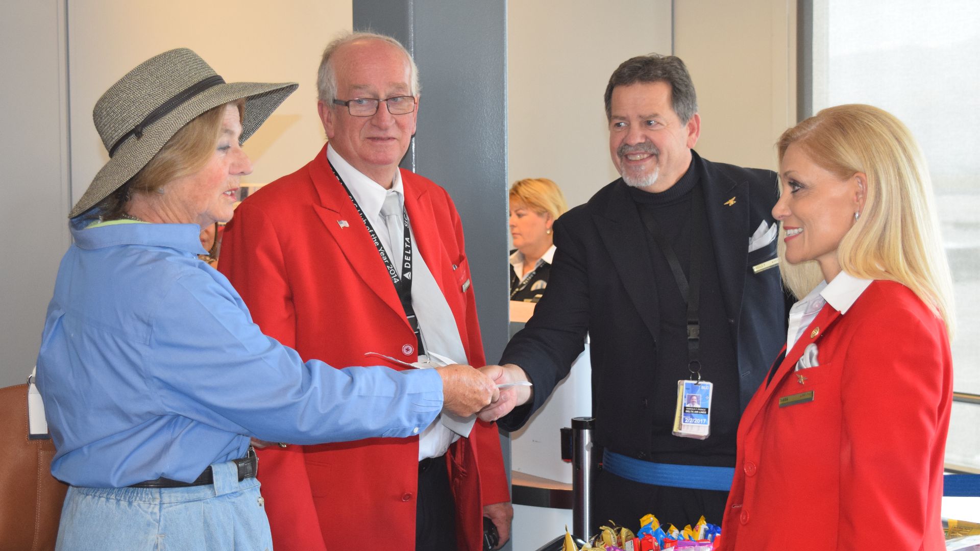 By Wednesday, more than 200 employees will have provided more than 600 volunteer hours at the airport, helping with everything from guiding customers through the check-in process to way-finding in the concourses.