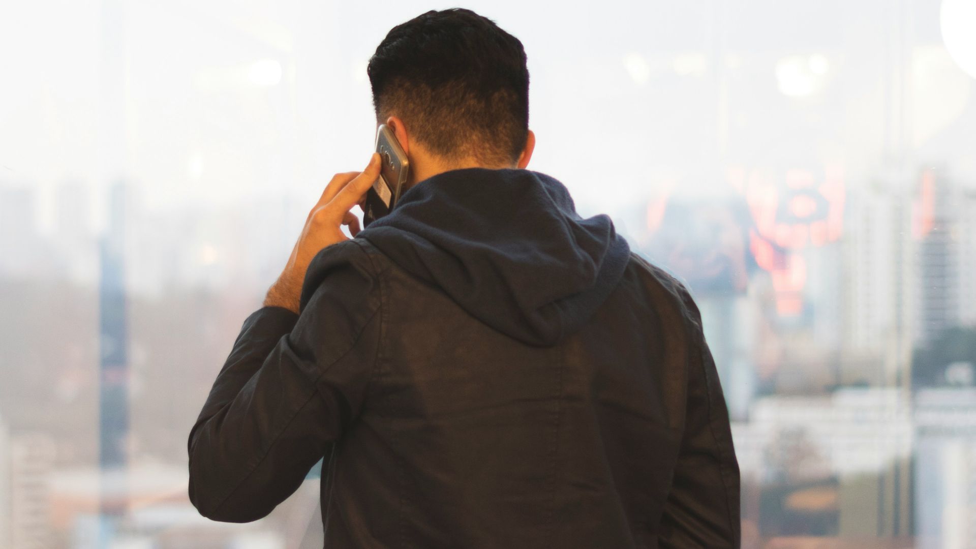 person holding phone