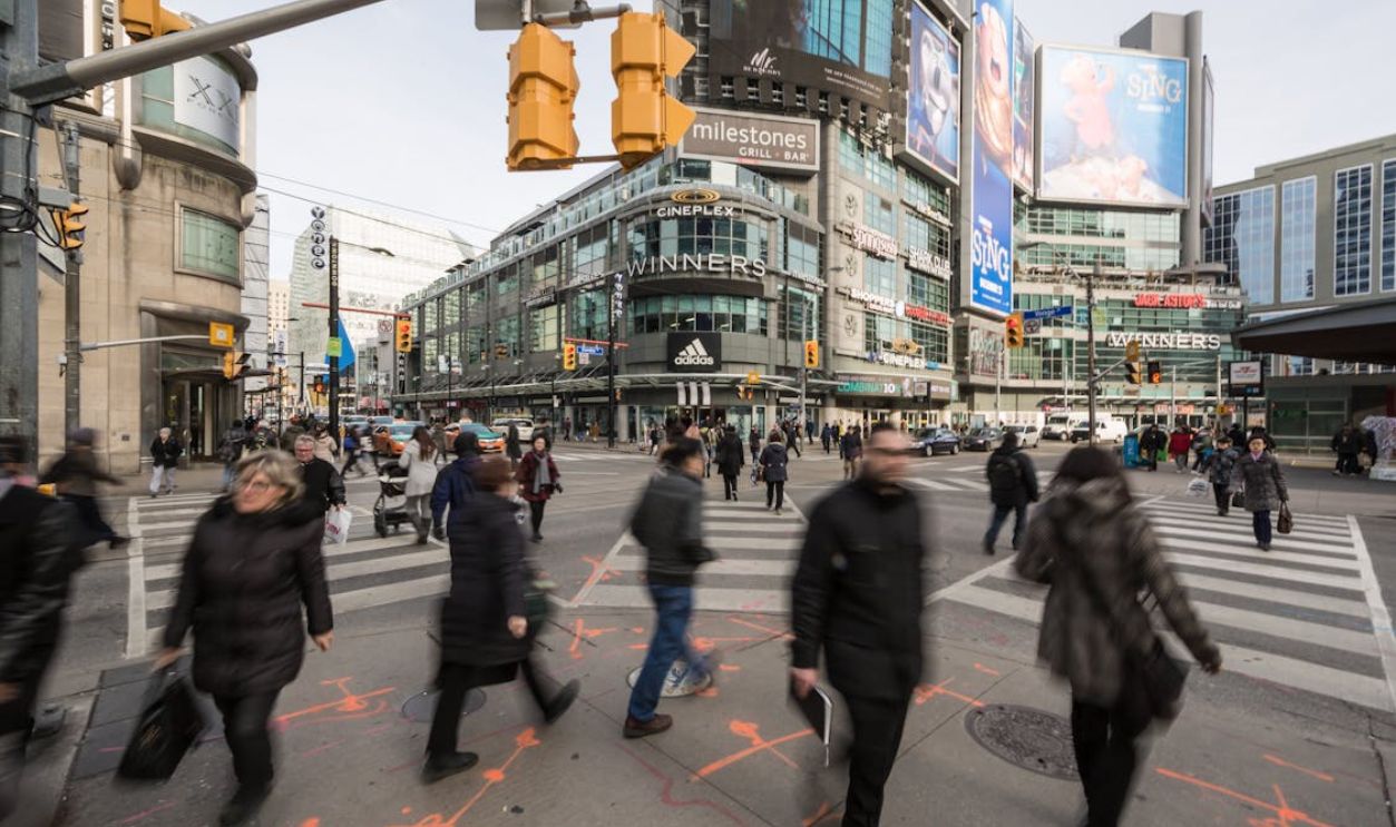 People Walking on Street