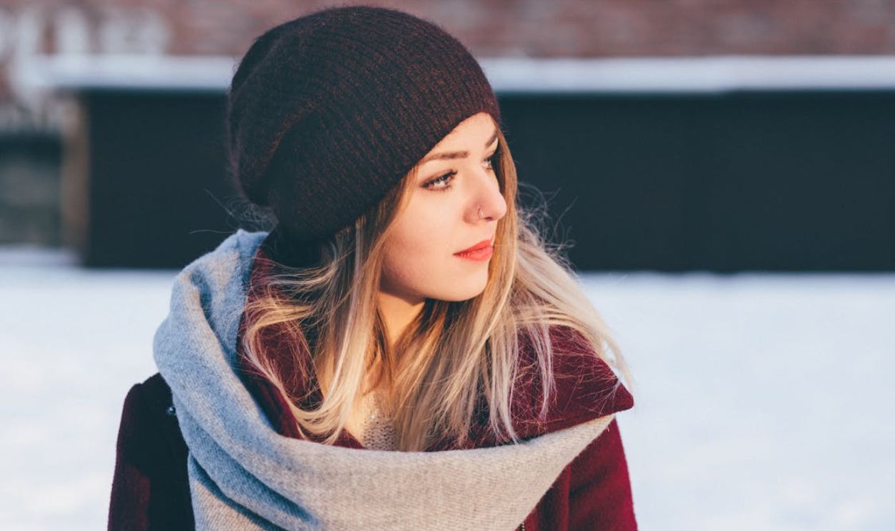 Woman Looking Sideways